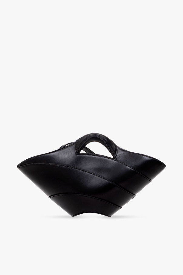 ALAIA 肩がけバッグ ALAÏA LE TECKEL ヌバック カーフスキン製 ミディアム バッグ